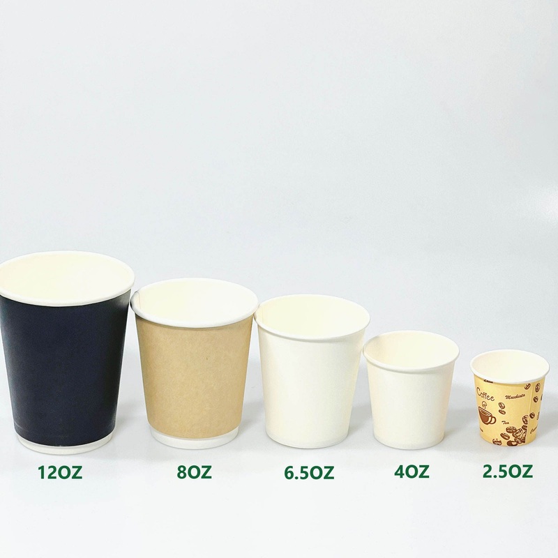 12oz Logo Printed Disposable Double Wall Paper Coffee Drink Cups with Lids – Disposable Double Wall Paper Cups and Paper Cups price