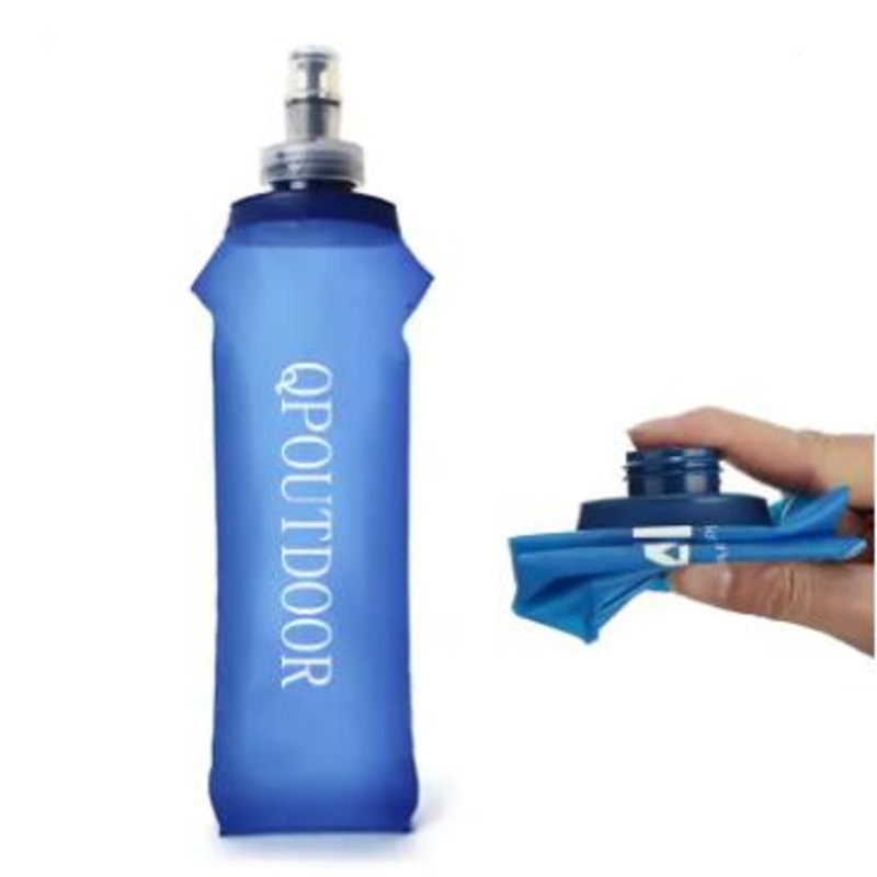 250ml Soft Flask Travel Outdoor Folding Collapsible Water Bottle with Custom Logo for Running – Folding Bottle and 250ml Water Bottle price