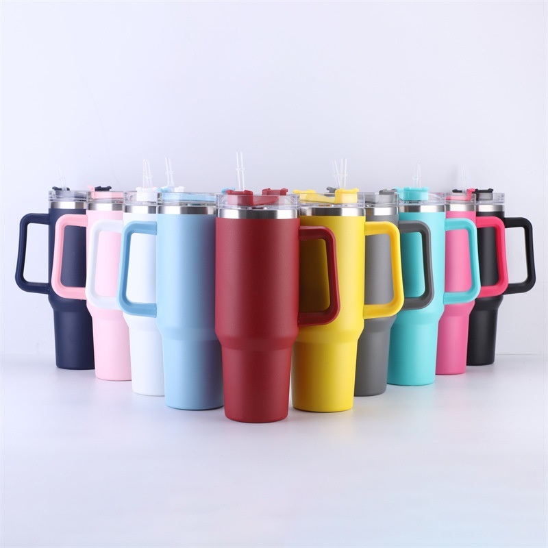 40 Oz Insulated Spill Proof Hot Cold Portable Thermal Cup Stainless Steel Coffee Travel Mug Tumbler with Lid for Car – Tumbler with Lid and Travel Mug price