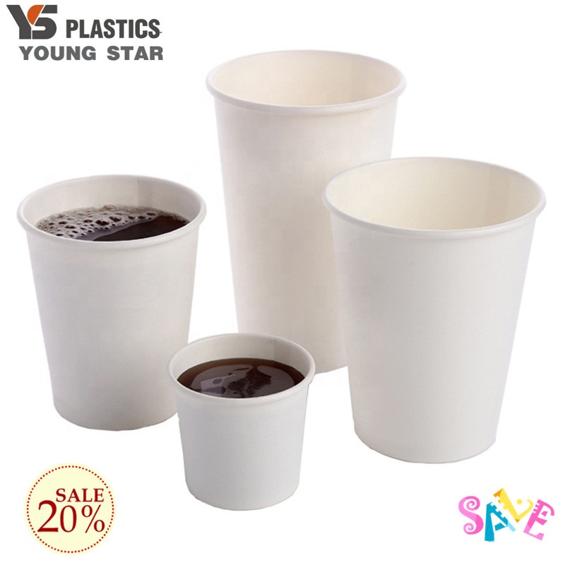 Biodegradable 16ounce Takeaway Disposable Single Wall Coffee Paper Cups 100heat-Resistant with Hot Beans Motif /Bubble Tea – Single Wall Paper Cup and Double Wall Paper Cup price