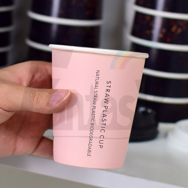 Biodegradable Beverage Customized Design Customizable Disposable Custom Logo Single Wall Paper Cup – Paper Cup and Single Wall Cup price