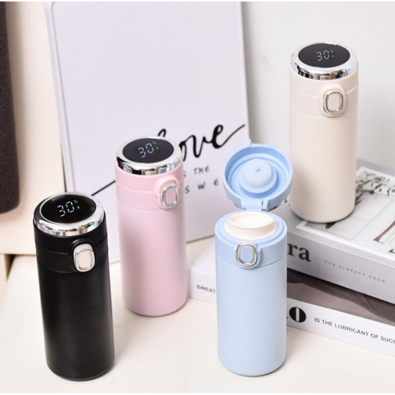 Custom 320ml Mini Custom LED Smart Temperature Display Pure Color 304 Steel Water Bottle – Water Bottle and Insulated Mup price