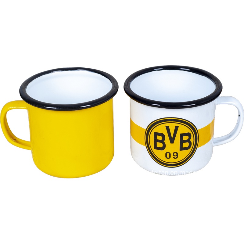 Enamel Metal Camping Coffee Mug Beer Cup with Black Rolled Rim – Canteen Mug and Cup price