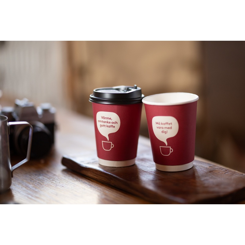 Factory Direct Sale Cheaper Coffee Milk Tea Disposable Double Wall Paper Cup with Lid – Cup and Cups price