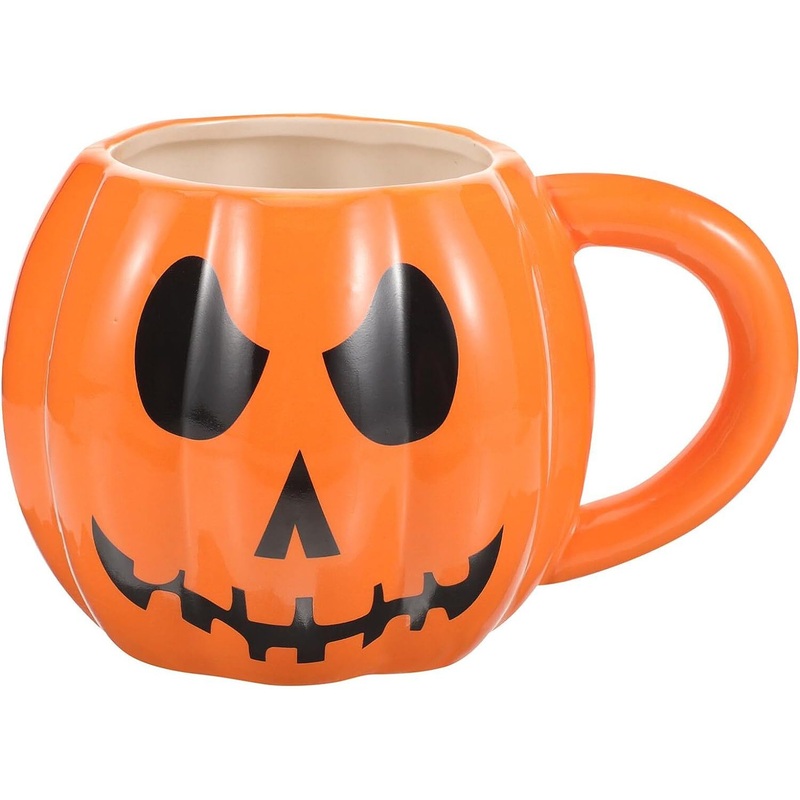 Halloween Decor Pumpkin Ceramic Coffee Mug – Pumpkin Mug and Halloween Ceramic Cup price