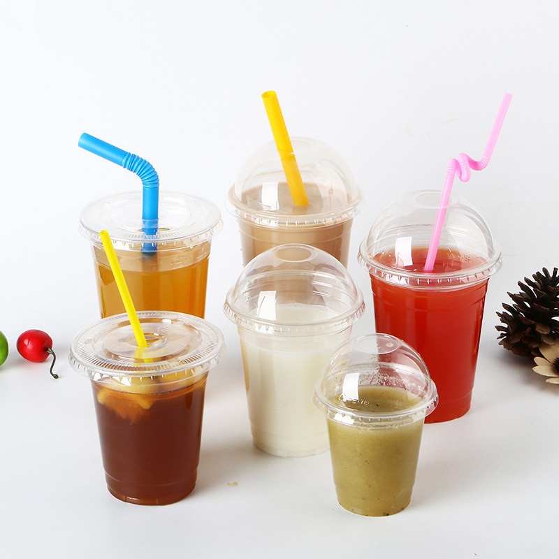 Hot Sale Disposable Compostable 12 16 20oz PLA Clear Cup with Lid for Supermarket – PLA Clear Plastic Cup and PLA Transparent Cups price