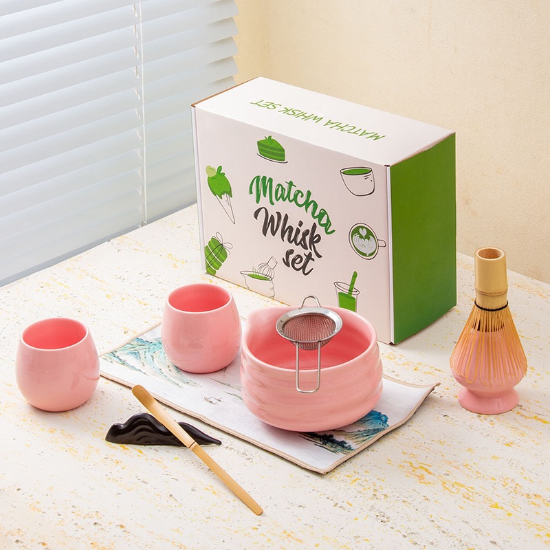 Matcha Starter Whisk Set Best Sell Ceramic Matcha Tea Kit with Bowls – Matcha Starter Whisk Set and Ceramic Matcha Bowl price