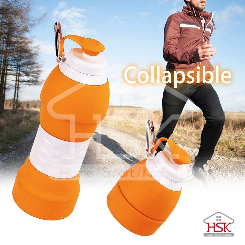 Silicone Collapsible Travel and Sports Water Bottle 580ml – Cup and Silicone Bottle price