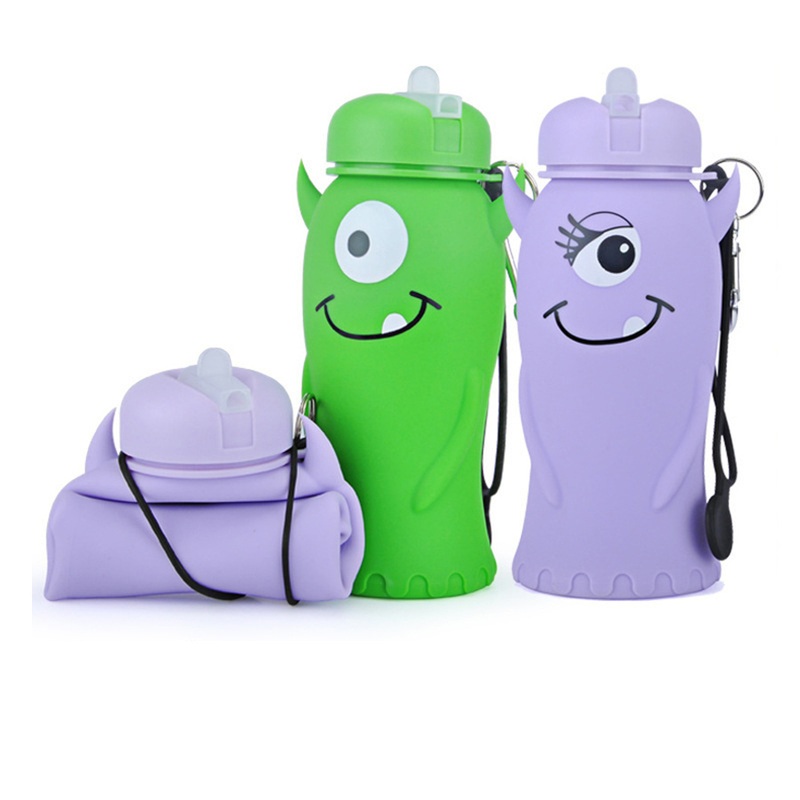 Sports Portable Leakproof Folding Silicone Collapsible Children Kids Water Bottle – Water Bottle and Kids Water Bottle price