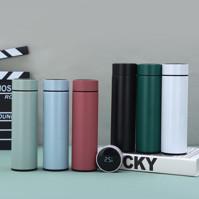 500ml Termo Thermos Bottle Cup Mug Flask LED Temperature Display Stainless Steel Smart Water Bottle with Filter Infuser Intelligent – Water Bottle and Stainless Steel Bottle price