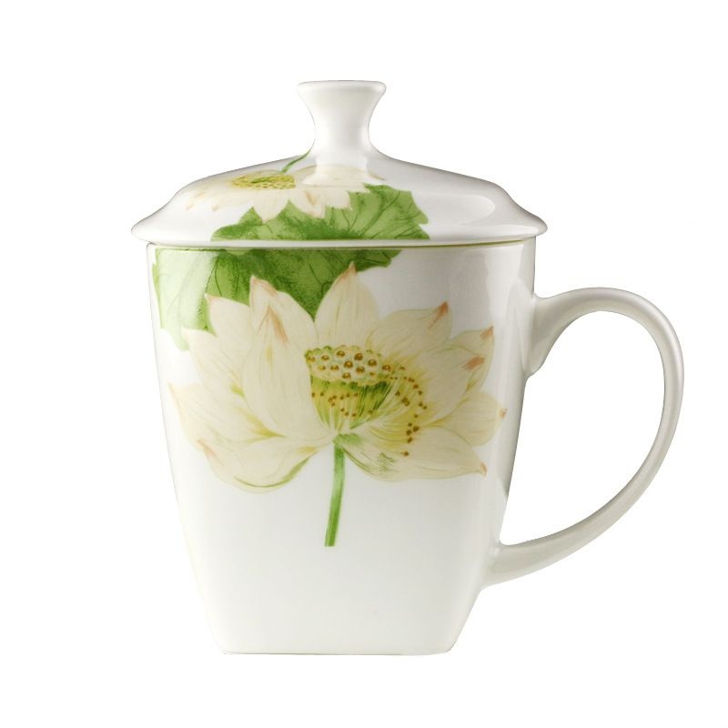 Ceramic Tall Coffee Tea Ceramic Mug with Decal (CPBZ-4012) – Bone China and Rose Mug price