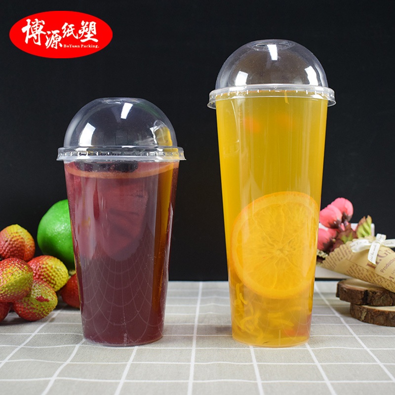 China OEM Clear PP Plastic Drinking Cup for Cold Beverage Cola Juice with Dome Lid – Disposable Cups and Drinking Cups price