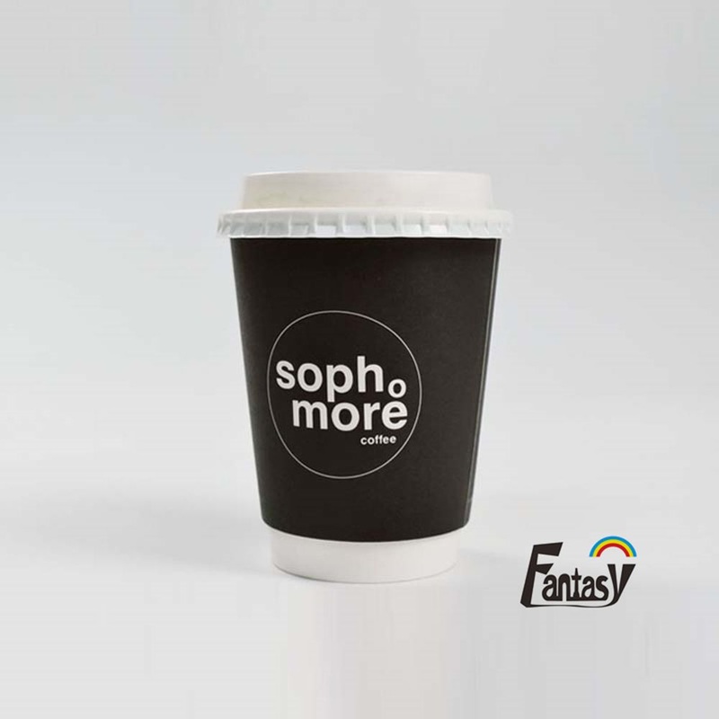Customizable Paper Cup Beverage Double Wall Paper Coffee Cups with Lid – Coffee Cup and Paper Cup price