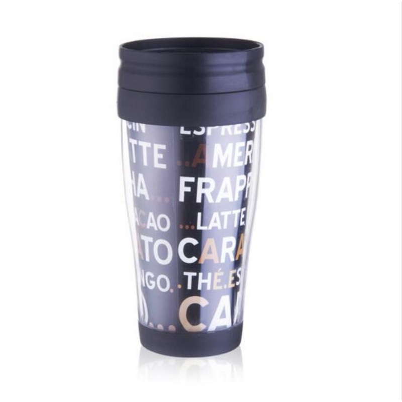 Double Layer Plastic Coffee Cup with Customized Logo – Plastic Cup and Coffee Cup price
