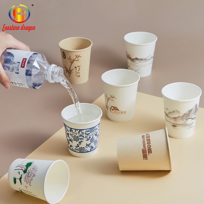 Eco-Friendly Custom Paper Double Wall Coffee Cup – PE Coated Paper 170g and Cup Paper price