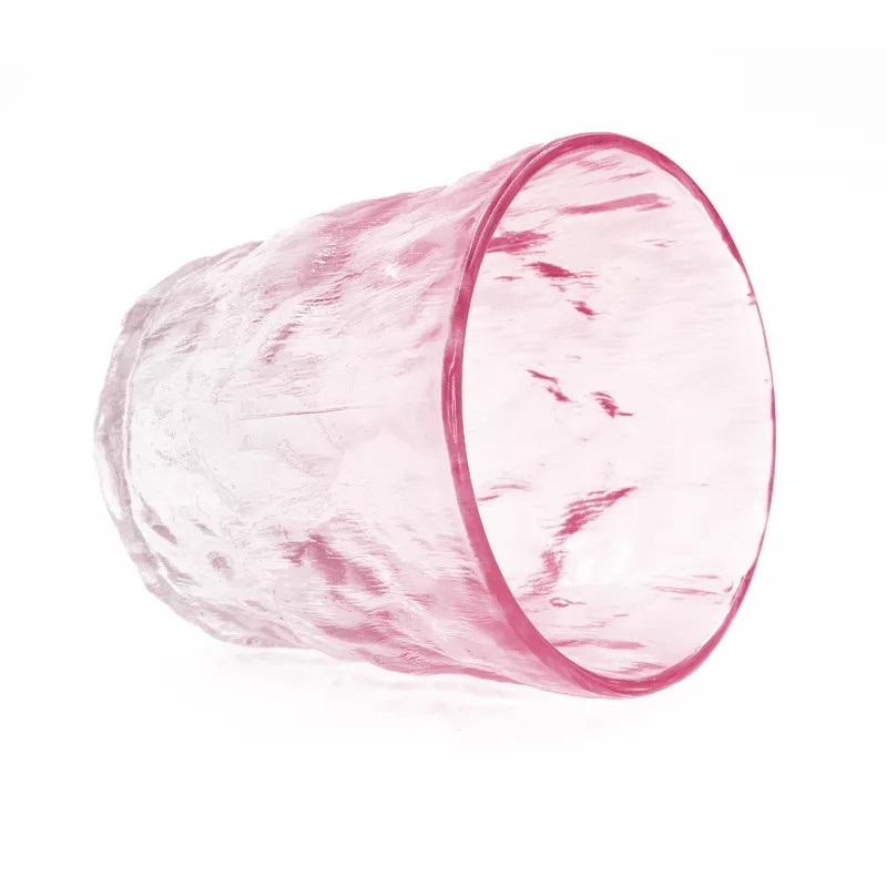 High Quality Wholesale 300ml 360ml Pink Color Beverage Water Storage Glass Cup – Bottle and Glass Bottle price