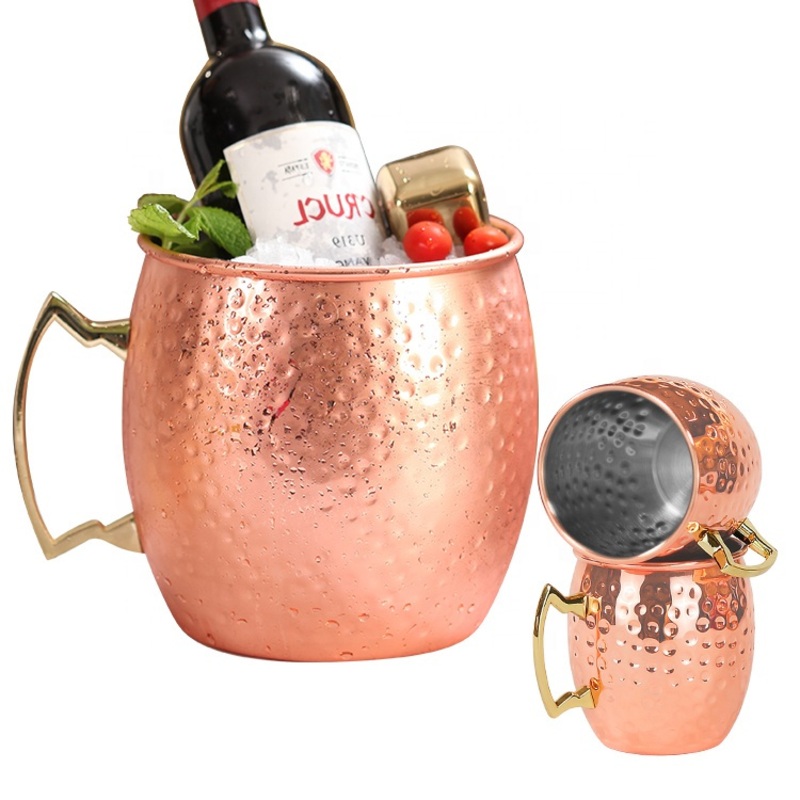 Stainless Steel Ice Bucket Home Beer Cup Sublimation Mugs Set Moscow Mule Mug – Moscow Mule Mug and Stainless Steel Mug price