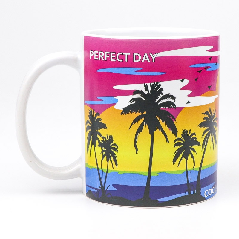 Wholesale Custom Your Logo 11 Oz White Sublimation Mug Tourist Souvenir Porcelain Ceramic Coffee Mug – Ceramic Mug and Coffee Mug price