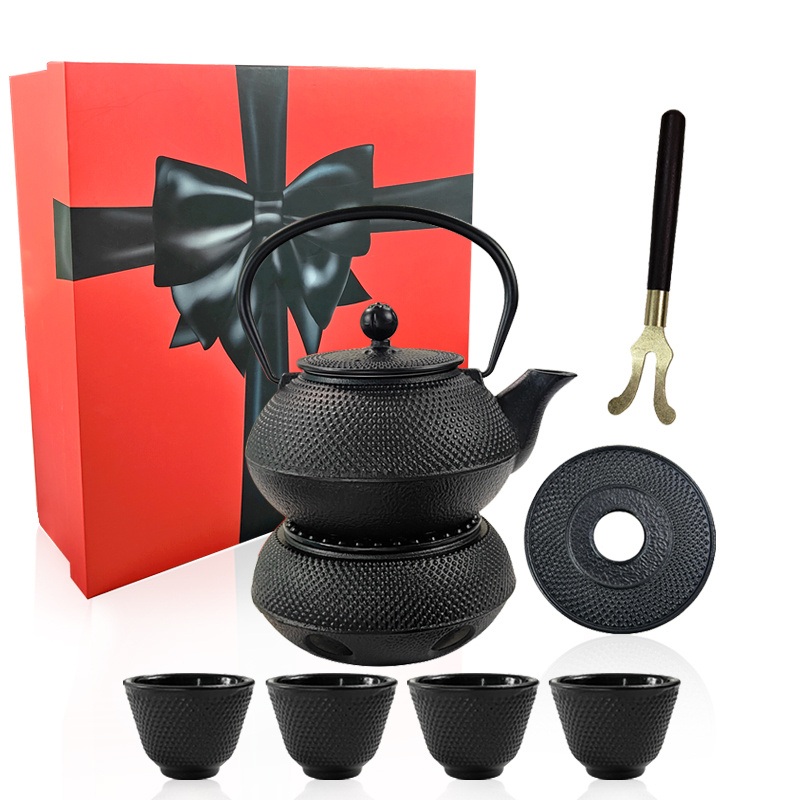 Wholesale Home Cast Iron Teapot Set Enamel Coated Cast Iron Tea Kettle Sets – Japanese Tea Set and Cast Iron Tea Kettle Set price
