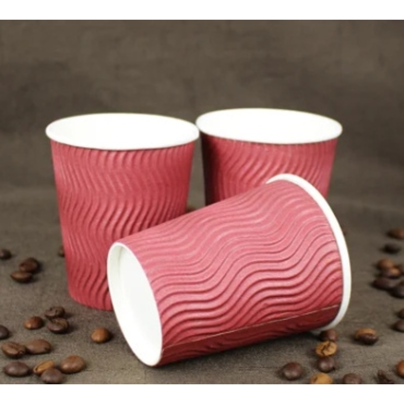 12oz Ripple Cup for Hot Coffee Tea Paper Cup – Ripple Wall Cup and Hot Coffee Paper Cup price