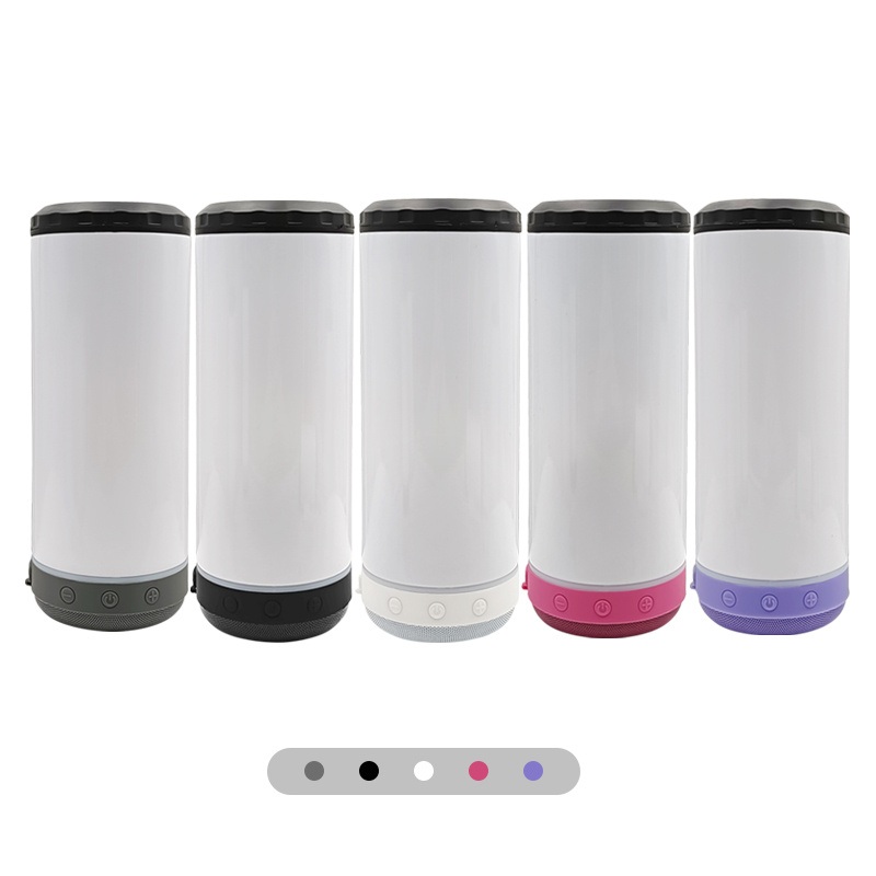 16oz White Sublimation Stainless Steel Insulated Music Tumbler Player with Straw – Stainless Steel Straight 4 in 1 Speaker Tumbler and Speaker Tumbler Sublimation 16oz price