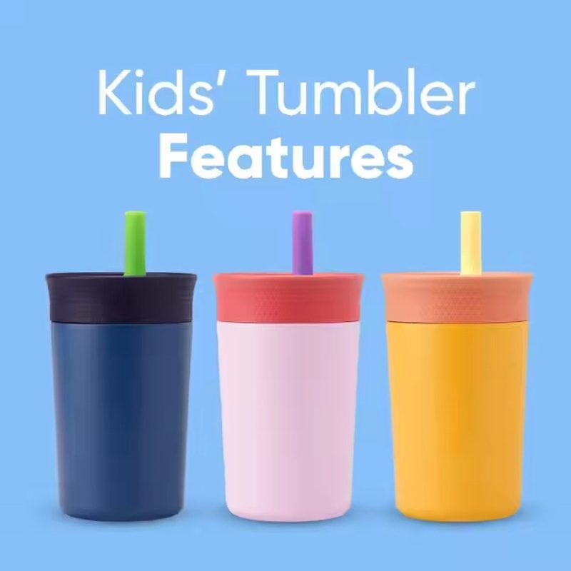 2025 New Vacuum Cup Kids Insulation Stainless Steel Tumbler with Spill Resistant Lid and Flexible Straw Custom Kids Water Bottle – Water Bottles and Stainless Steel Bottle price