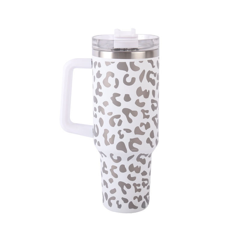 304 Stainless Steel Insulated Cold Straw Cup Fashion Leopard Print – Stainless Steel Vacuum Insulated Tumbler and Car Water Bottle price