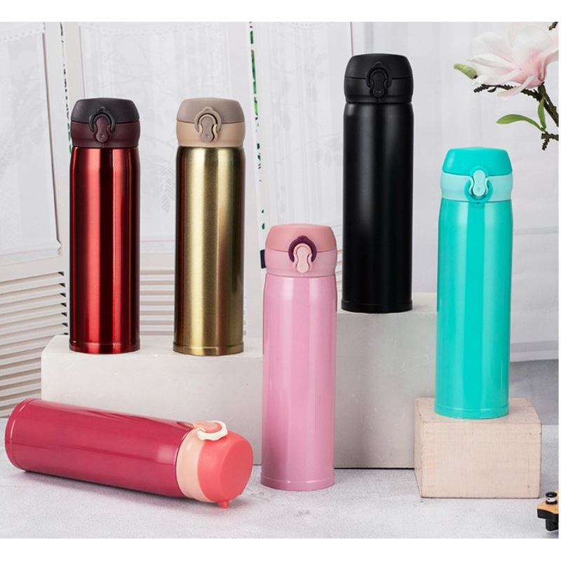500ml Customized Stainless Steel Double Wall Bottle Vacuum Tumbler Thermal Cup – Bottle and Flasks price