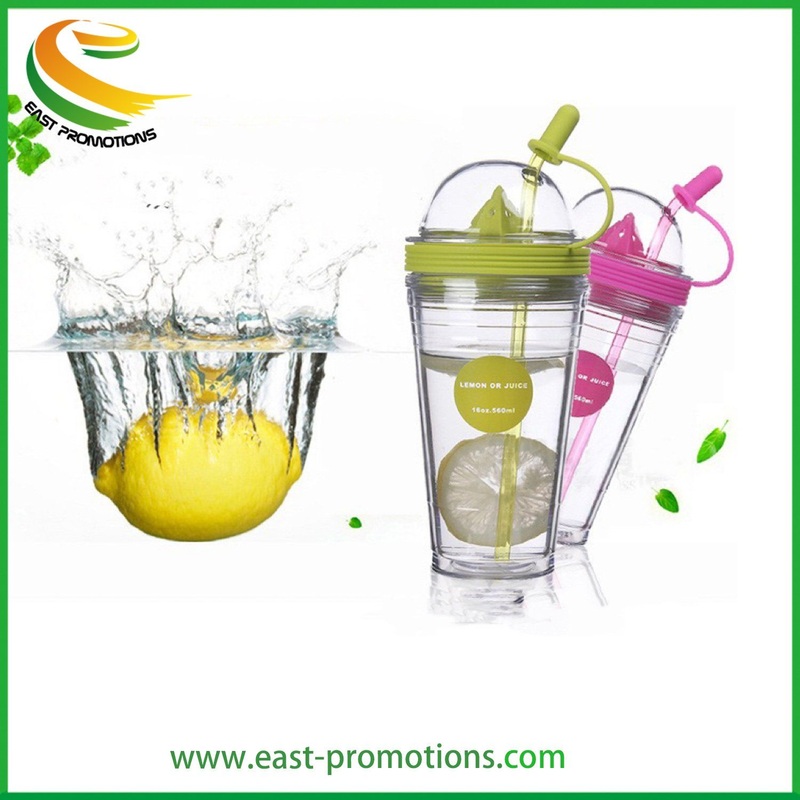 560ml Double Wall Lemon Fruit Squeezer Plastic Juice Drinking Cup for Sale – Plastic Cup and Plastic Drinkig Cup price