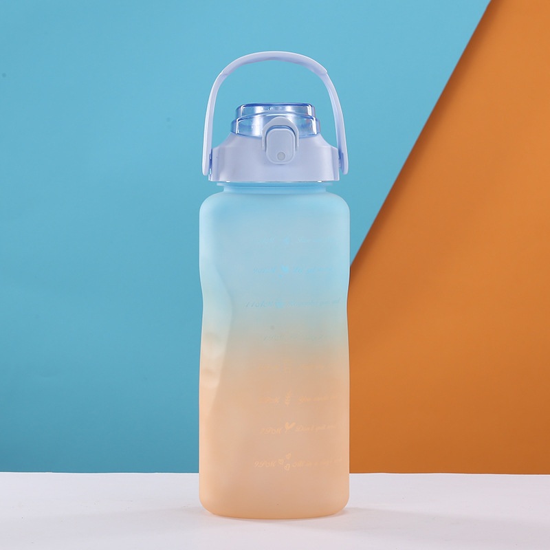 Amazon Hotselling Fitness Large Capacity Anti Drop Gradient Plastic Sports Water Bottle – Sports Kettle and Bottle price