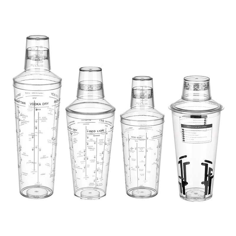Hot Sale Factory Shaker Cup for Wine Liquor Juice 700ml PS Plastic Drink Mixer Shaker Bottle – Plastic Shaker Bottle and Plastic Mixer Bottle Shaker Cup price