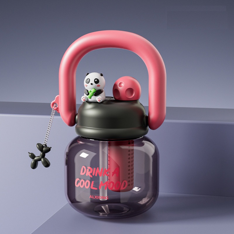 Large Capacity Portable Straw Cute Kid Children Plastic Cup/Water Bottle for Students – Water Bottle and Sport Water Bottle price
