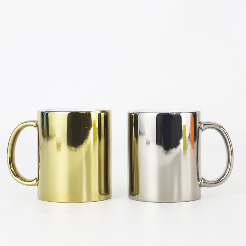Mirror Gold Mugs Sublimation Blanks Coated 11oz Custom Ceramic Mug Wholesale – Glazed Mug and Coffee Mug price