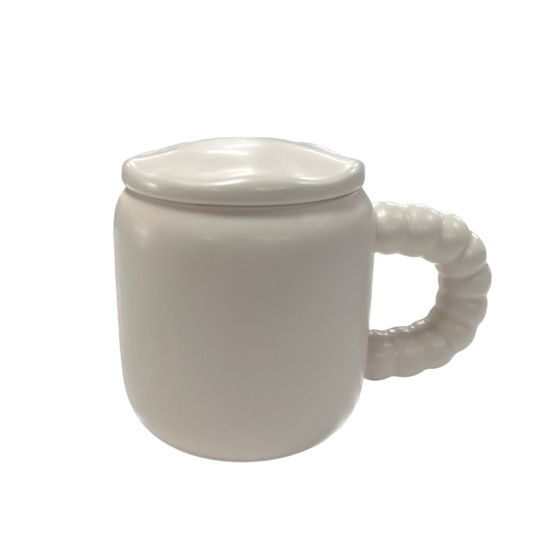 Pearl Handle Ceramic Mug with Stone Shape Lid – Ceramic Mug and Chinastone Coffee Mug price