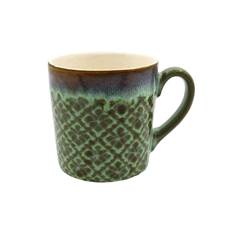 Portable Underglaze Color Coarse Pottery Hand Painted Coffee Ceramic Cup – Ceramic Cup and Coffee Ceramic Cup price