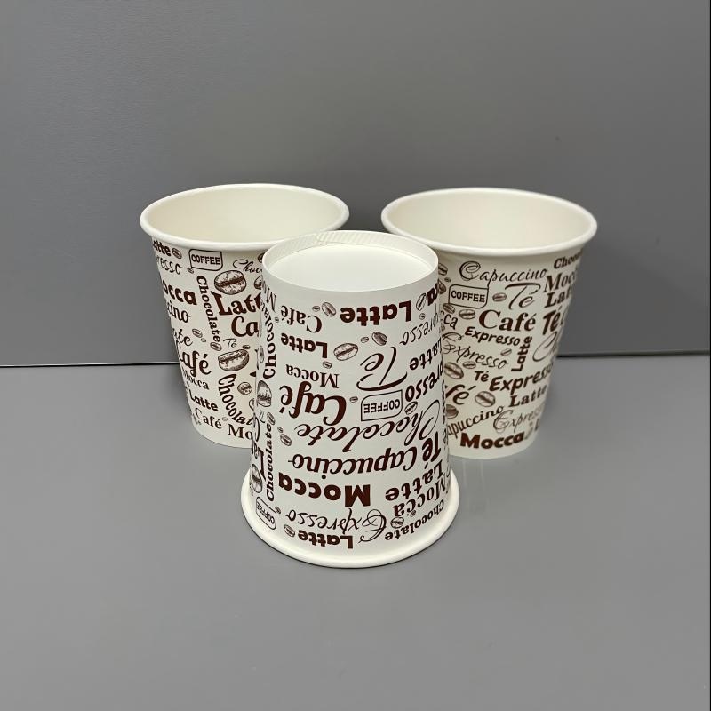 Single Wall Coffee Paper Cup Custom Made Hot Paper Cup PLA PE Coated Biodegradable Paper Cup 8oz Disposable Coffee Cup – Single Wall Coffee Paper Cup and Hot Paper Cup price