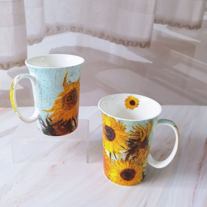Van Gogh Painting Sunflowers High Quality Fine Bone China Coffee Mug Ceramic Cup Manufacturer Wholesale Price – Mug and Cup price