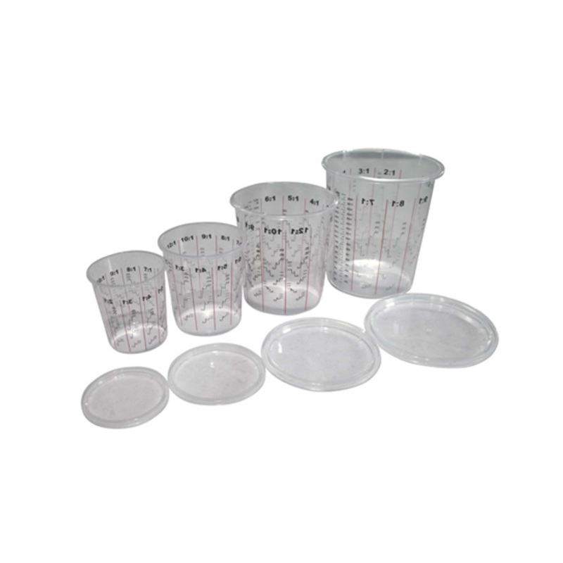 with Clear Scale Transparent Mixing Cups – Paint Mixing Cup and Plastic Cup price