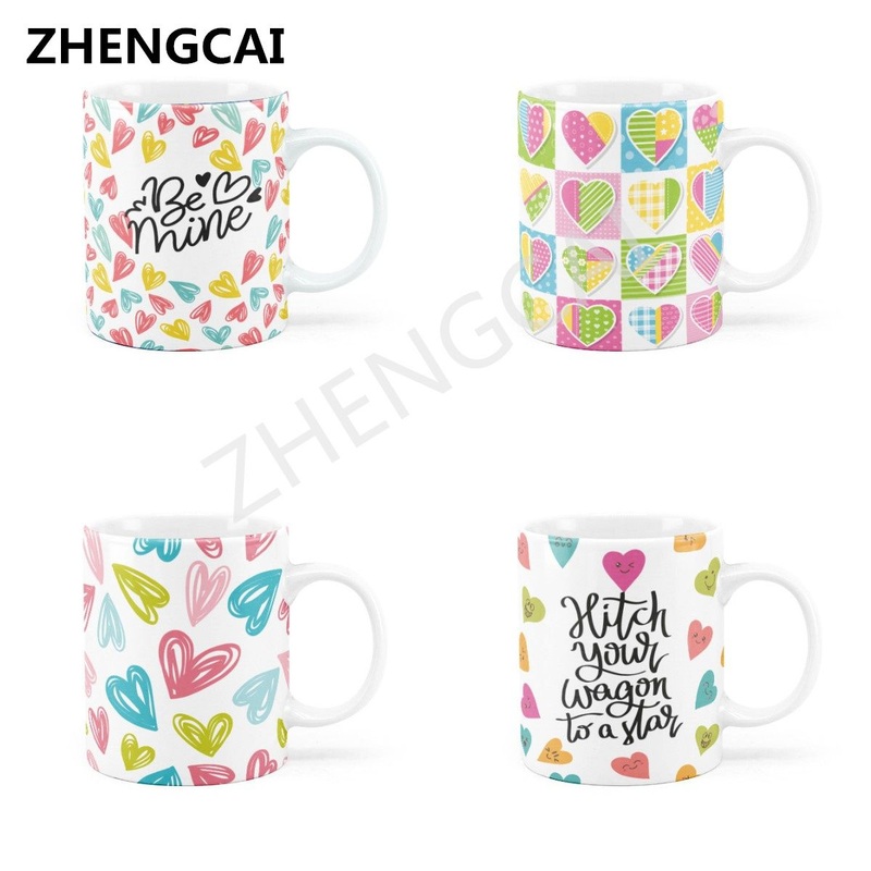 12 Oz Happy Valentines Day Ceramic Cup/ Porcelain Mug – Ceramic and Porcelain price