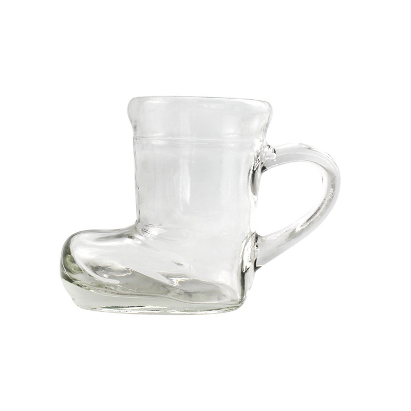 Beer Mugs Boots Shape Glass Mugs with Handle 200ml Large Beer Glasses for Beverage Beer Vodka – Glass Mug and 200ml Glass Beer Mug price
