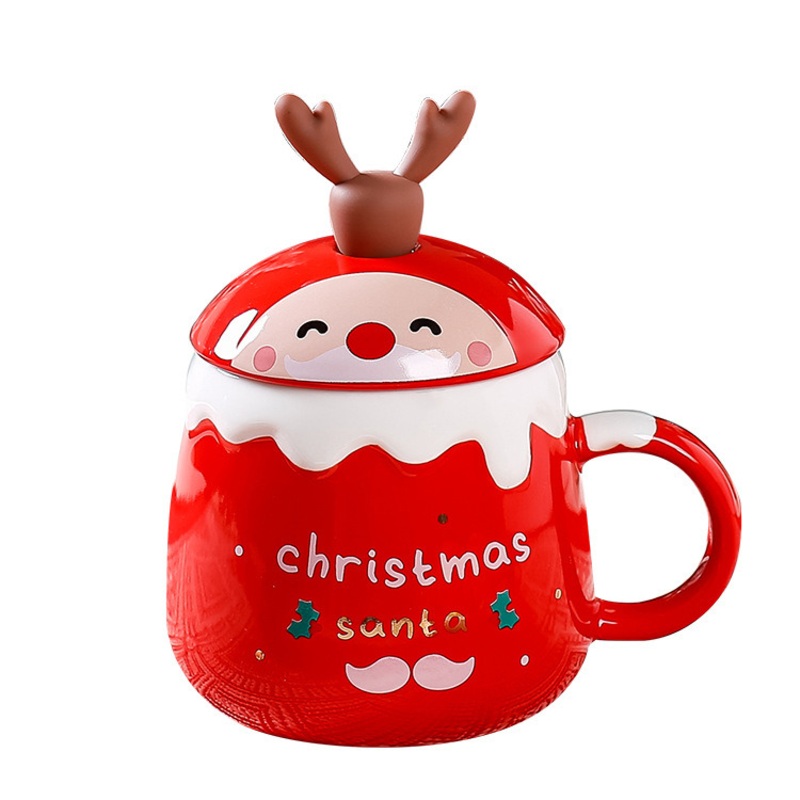 Cartoon Christmas Creative Mug Ceramic Mug Coffee Mug – Ceramic Mug and Christmas Day Gift price