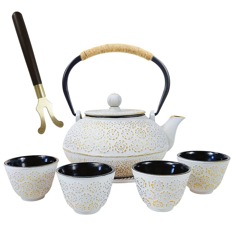Christmas Gift Cast Iron Teaware Japanese Tetsubin Cast Iron Tea Kettle Set with Elegant Gift Box – Christmas Gift Teaware and Christmas Gift Tea Kettle price