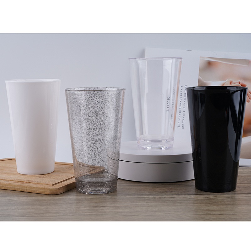 Food Grade FDA 16oz Clear Straight Plstic Cup PP PS PC Tritan Material Home Kitchen Hotel Party Use – Food Grade FDA Plastic Cup and Plastic Straight Cup price