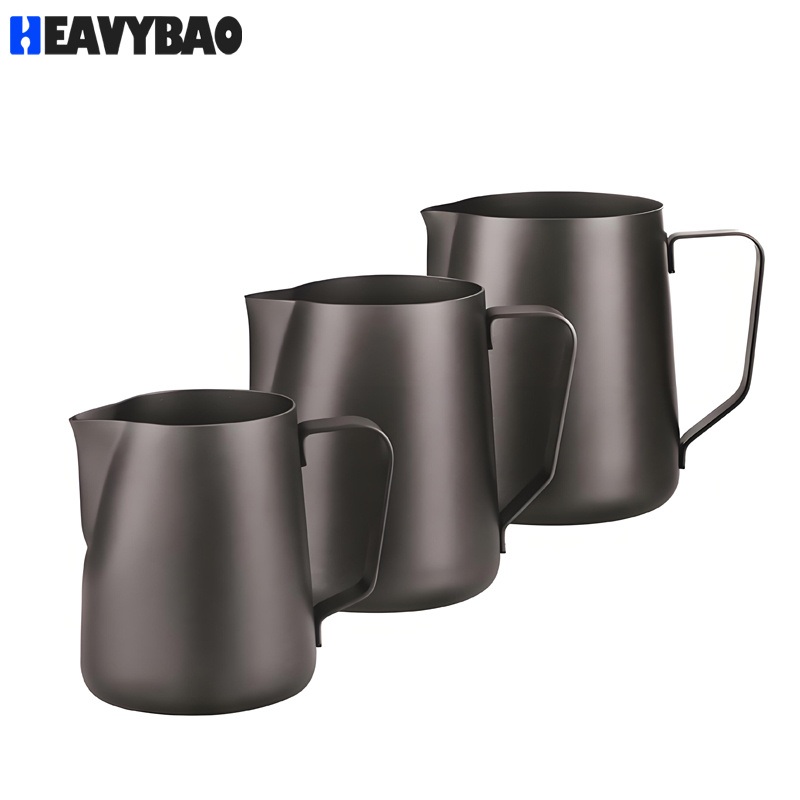 Heavybao High Quality Stainless Steel Milk Pot/Coffee Foam Cup Pitcher/Creamer Pitcher Pull Flower Cup Have Handle – Stainless Steel Pull Flower Cup and Pull Flower Cup price