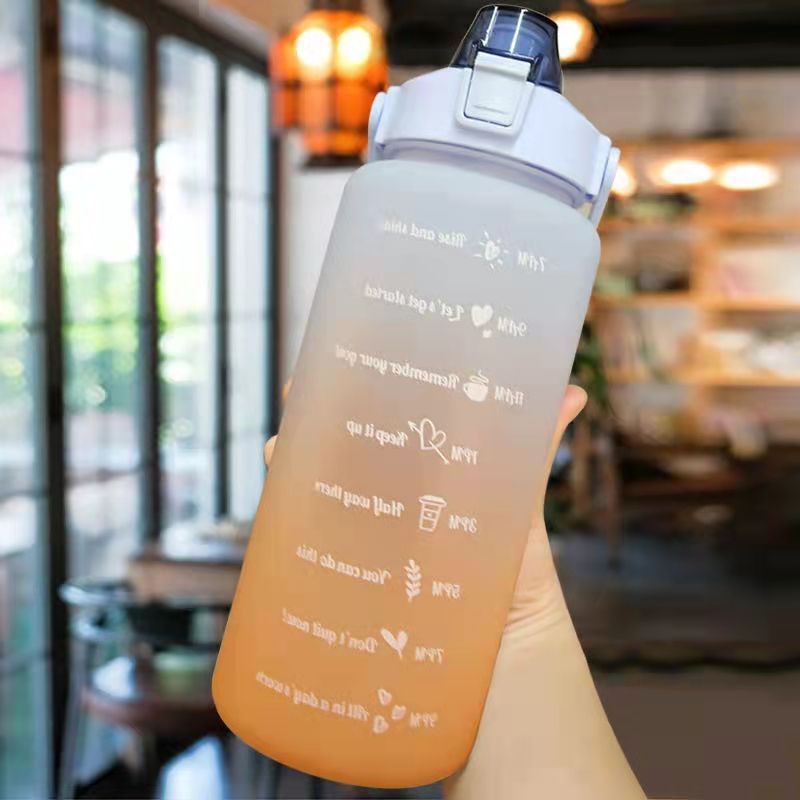 Outdoor Camping Time Marker 2000ml Sports Motivational Water Bottle – 64oz Water Bottle and Water Bottle price