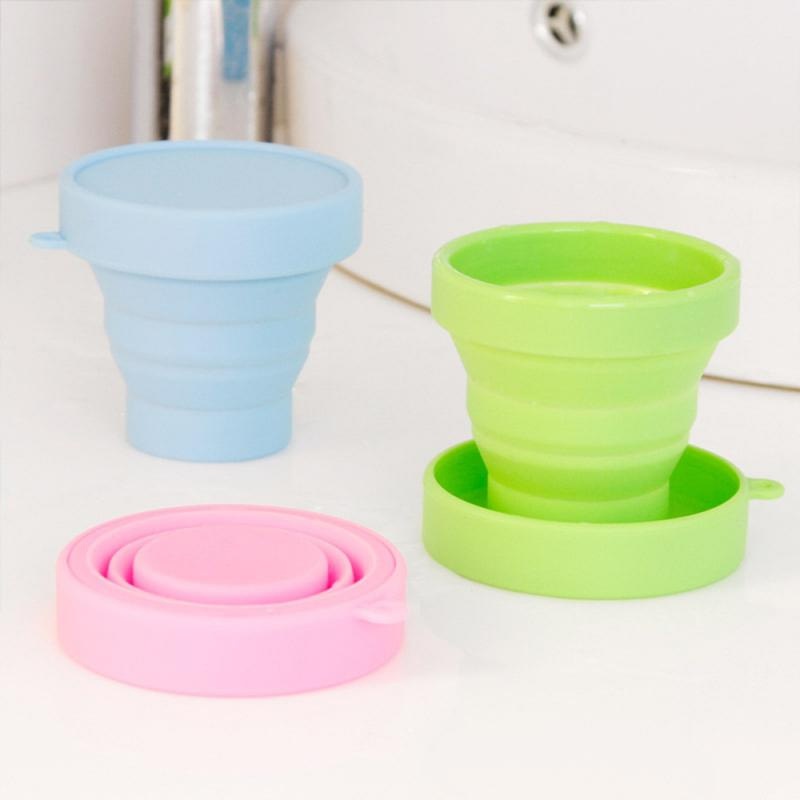 Silicone Telescopic Collapsible Coffee Cups Outdoor Sport Water Cup – Cup and Drinking Cup price