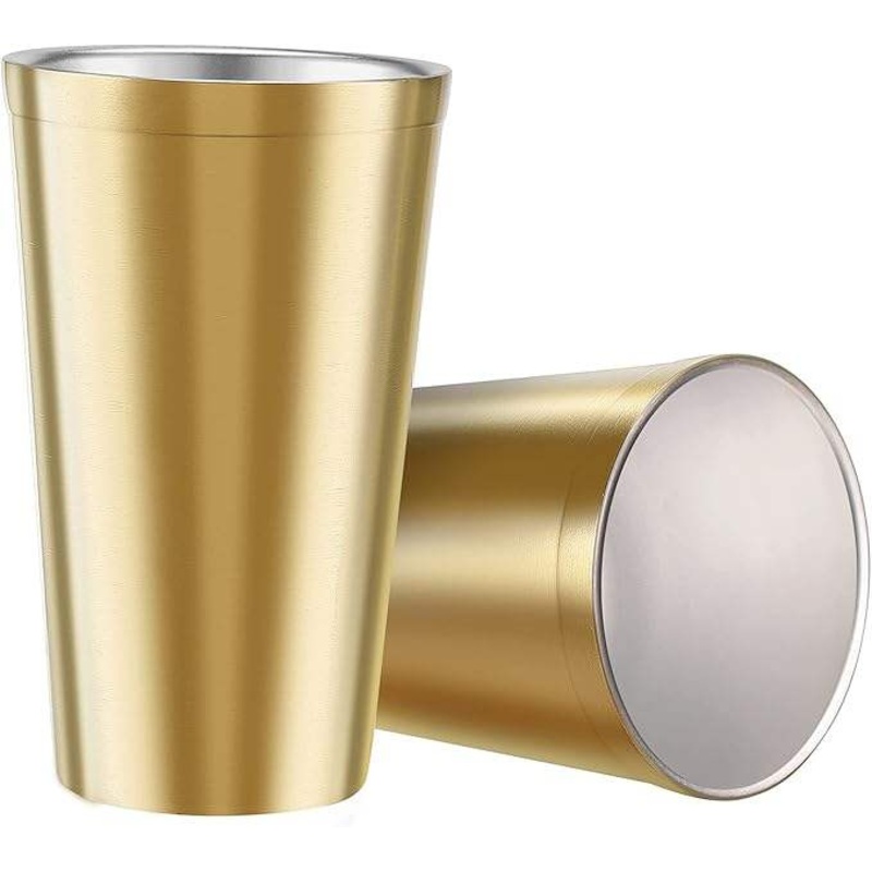 Stainless Steel Double Walled Insulated Stackable Coffee Tea Cup Chilling Beer Great for Kids Travel Outdoor Camping Everyday – Aluminum Cups and Aluminum Beer Cup price