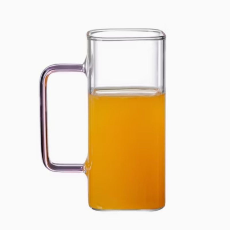 Stylish 350ml High Borosilicate Glass Cup with Bamboo Lid – Bamboo Lid Cup and High Borosilicate Cup price