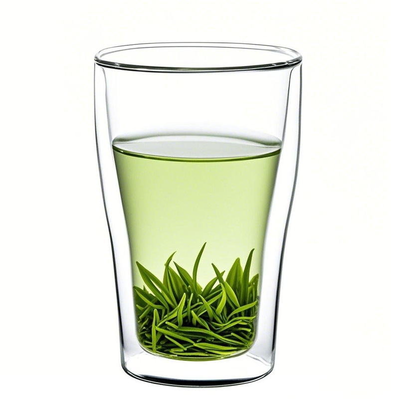 Transparent Hand Made Heat Resistant Borosilicate Glass Double Wall Glass Mug Cup for Water Juice Tea Latte Espresso Coffee Scented Tea – Glass Tea Cup and Double Wall Coffee Cup price