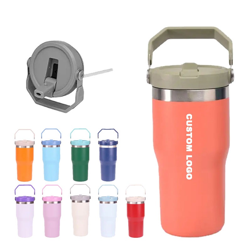 20oz 30oz Bulk Flip Straw Stainless Steel Insulated Travel Coffee Mug with Customized Color and Logo – Thermal Tumbler and Vacuum Tumbler price
